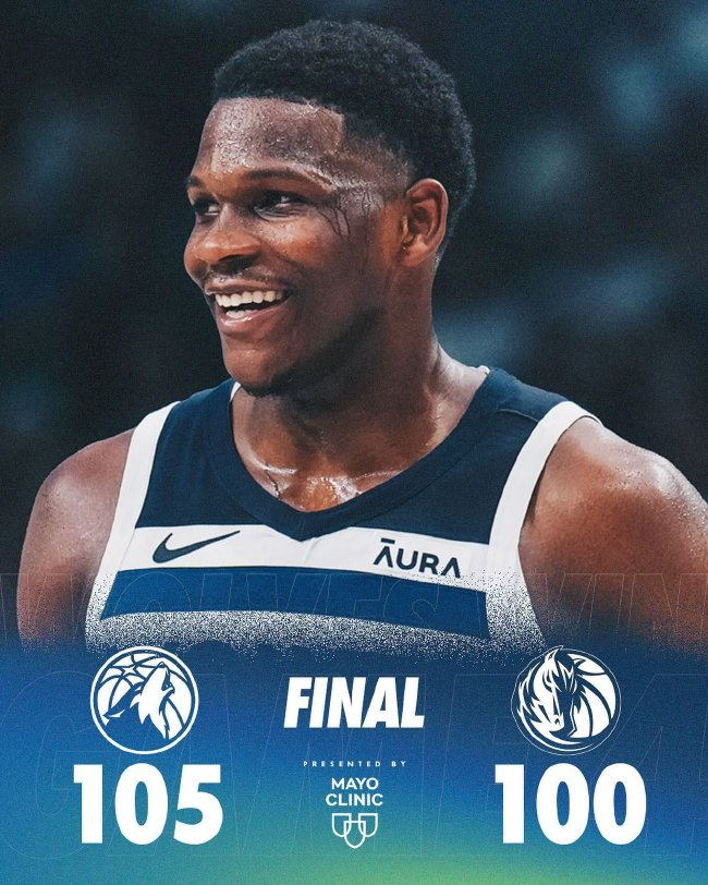 29+10+9！爱德华兹准三双率森林狼扳回一城 独行侠仍在赛点