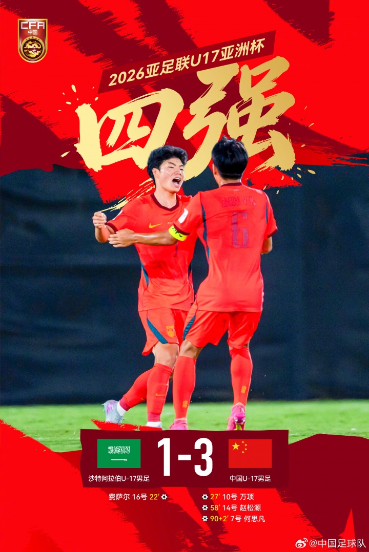 U17国足半决赛战澳洲:出线任务已完成,冲击冠军成新目标 U17国足半决赛战澳洲:出线任务已完成,冲击冠军成新目标