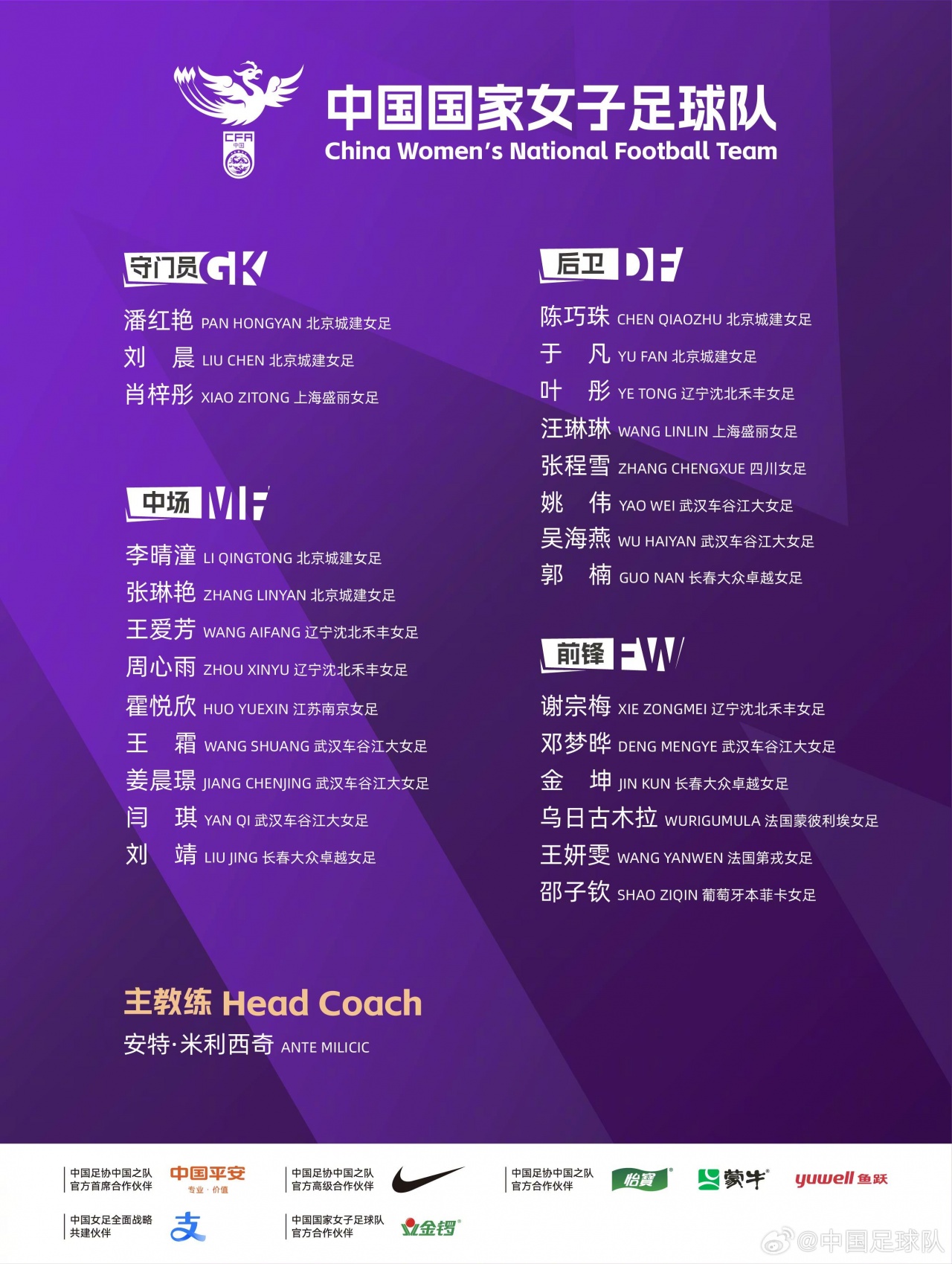 女足第四期集训落户武汉 5·18起连战俄罗斯